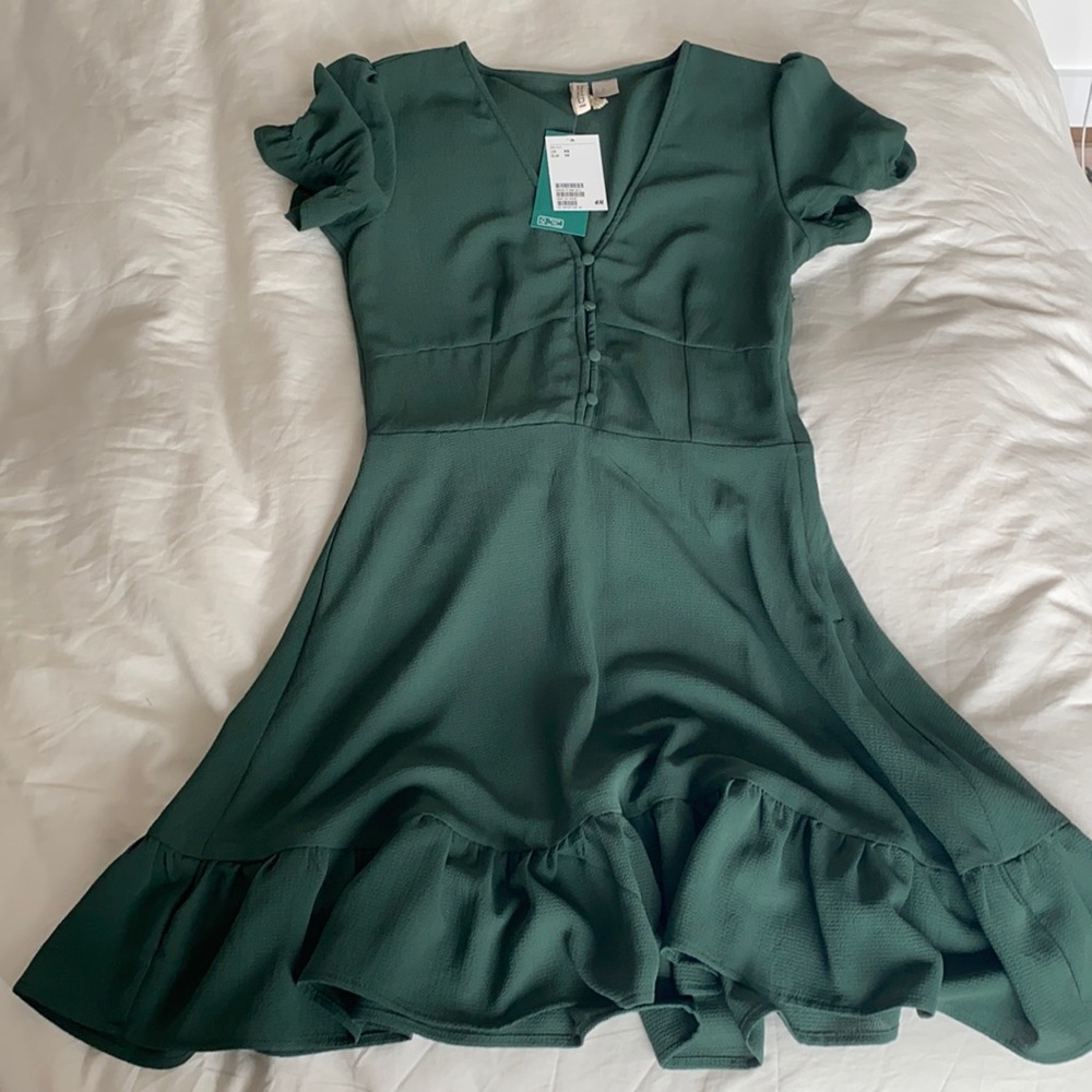 NWT H&M Green summer dress